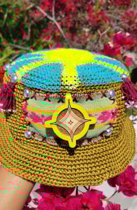 Image 9 of Sun Crochet Cosmic Cap
