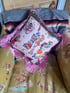 pink Pinup Girl with leopard print Cushion cover Image 8