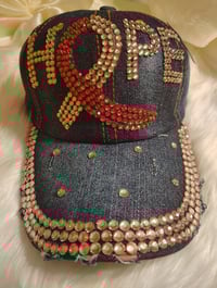 Image 2 of BREAST CANCER: PINK HOPE  HAT