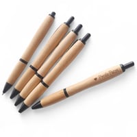 Image 1 of Bolígrafos de Bambú Personalizados | Grabado Láser 