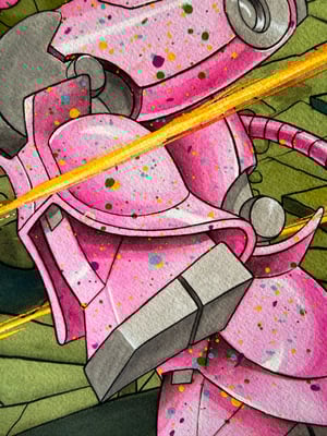 Image of Pink Robot