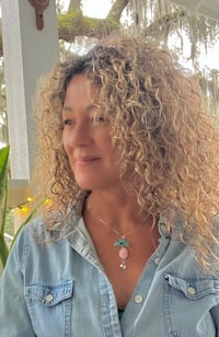 Image 3 of Turquoise and Shell Necklace