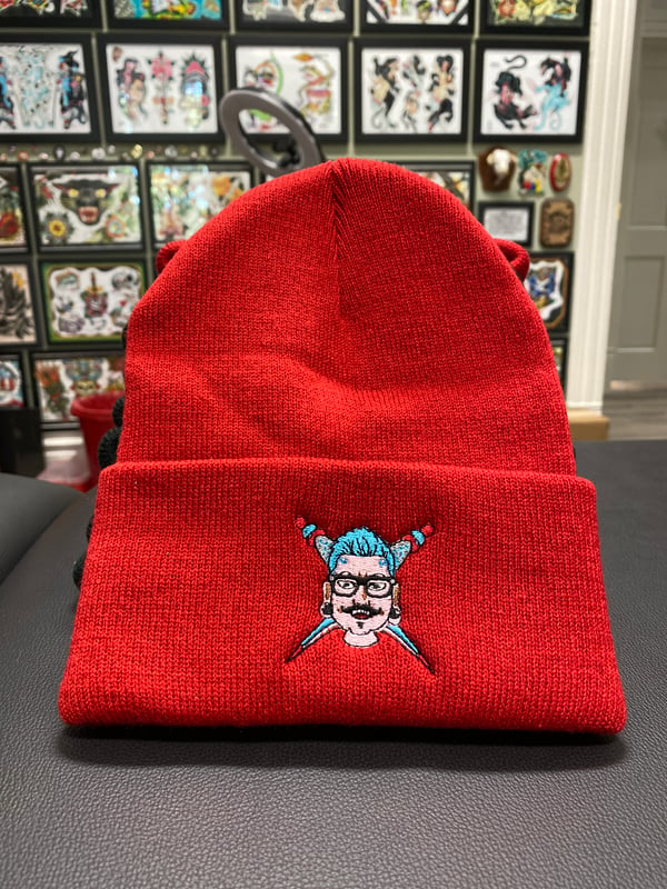 Image of Shauncey Beanie in Red