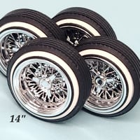 Image 3 of 1:25 13 and 14 inch 45 spokes