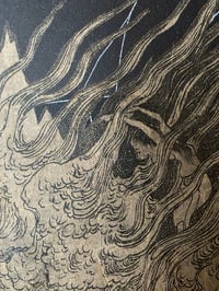 Image 13 of 1800s - Japanese collection  “HELL SCAPE“ with preserved webs. 1