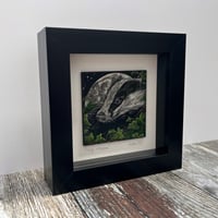 Image 3 of ‘SECONDS’ Ivy Moon ~ Original ‘Mini’ Framed Artwork ~ Please read description