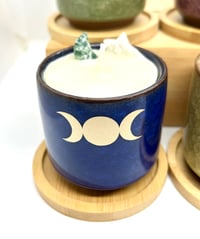 Image 5 of Mother Maiden Crone Round Pottery Candle