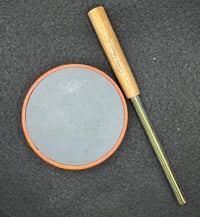 Image 1 of Paduak Black slate over glass/ 2 piece webwood striker