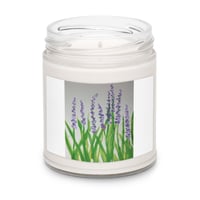 Image 1 of Scented lavender Sage candle