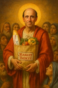 Image 2 of Grocery Store Jesus - Sticker
