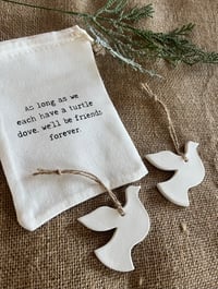 Image 4 of Movie inspired 2 Turtle Doves in Pouch