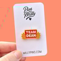 Image 2 of Gilmore Girls Inspired Team Enamel Pins (Dean, Jess, Logan)
