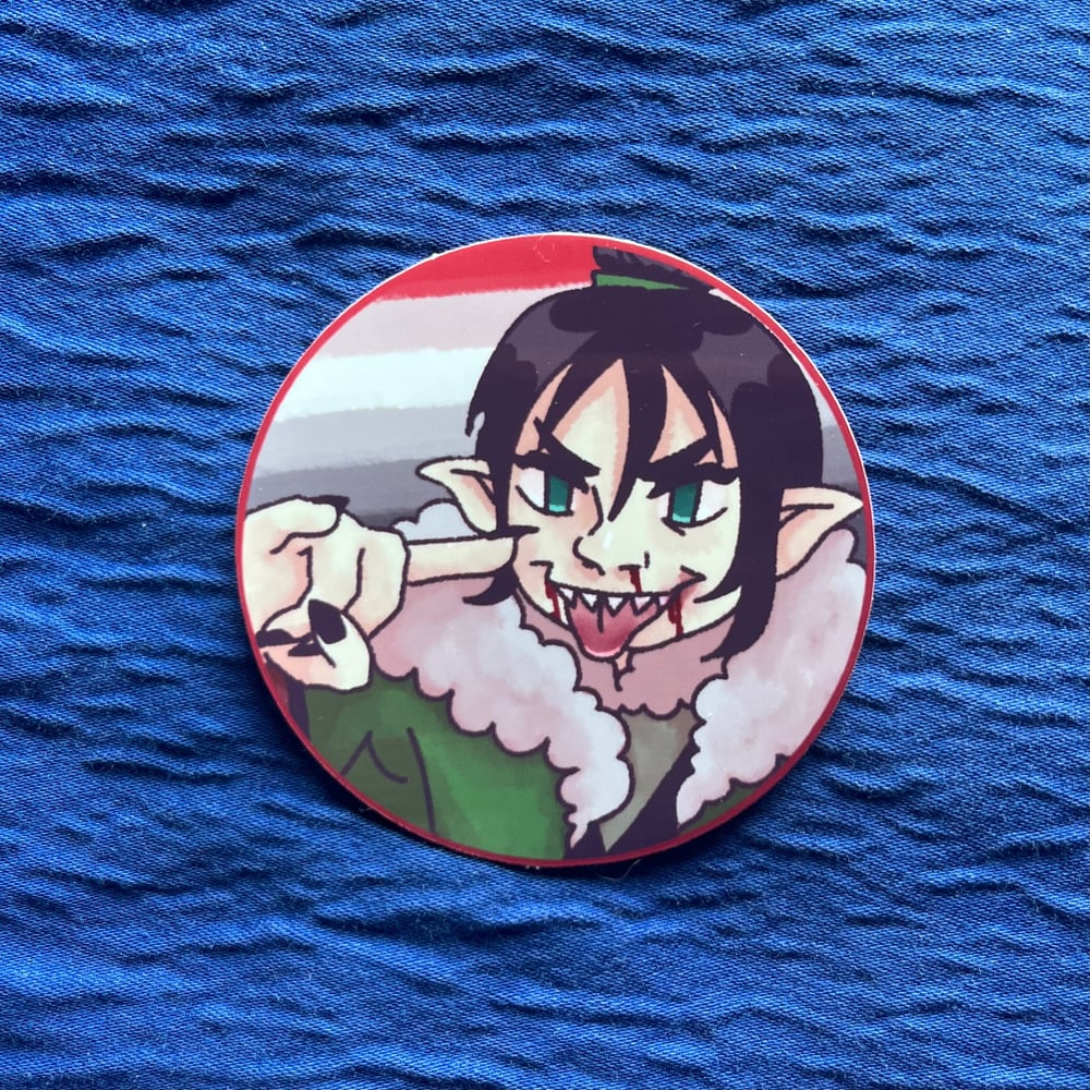 Qi Rong Circular Stickers