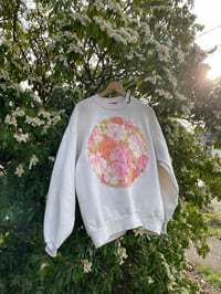 Holly Stalder Quilted Floral Vintage Sweatshirt Large/XL