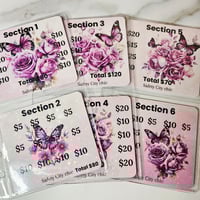 Image 5 of Purple Butterfly Savings Challenge A6