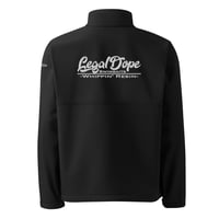 Image 1 of Embroidered Columbia soft shell jacket