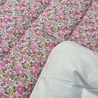 Image 3 of IN STOCK - Liberty Cotton Pink Floral Mini Eiderdown 
