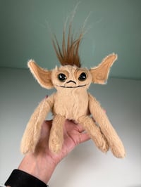Image 3 of Small Weighted Baby Gremlin Imp - Tan