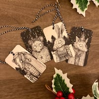 Image 1 of Christmas Folk Animals - Gift Tags