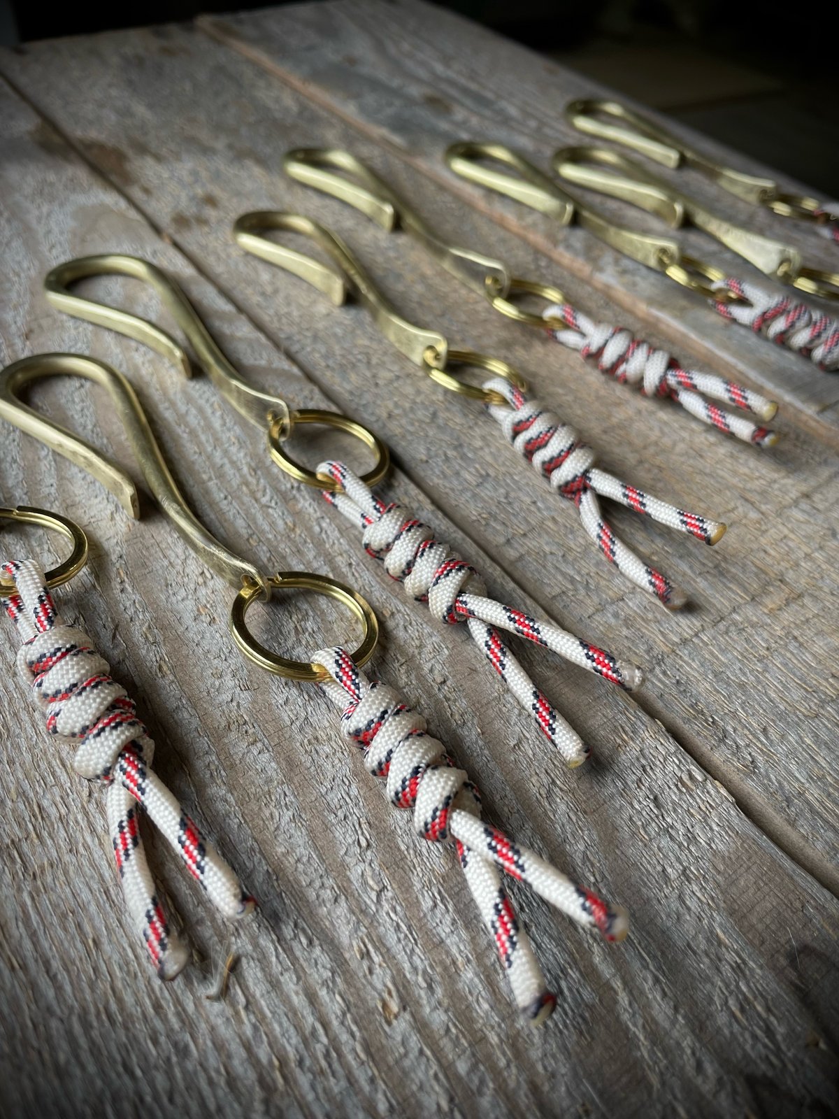 Image of Hand Forged Solid Brass Key Hook