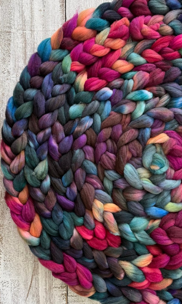 Kaleidoscope, on Spin-Skinny: 100% USA SW Merino Recycled Mill Ends