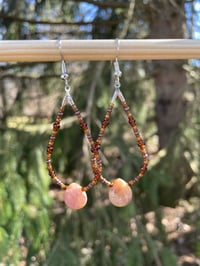 crystal beaded earrings