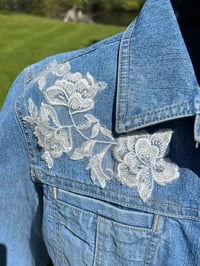 Image 7 of Small Loft Cropped Denim Jacket