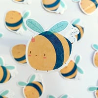 Image 1 of Little Bee Prince Waterproof Vinyl Sticker (2" Version)