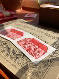 Image 2 of a berkshire house linocut