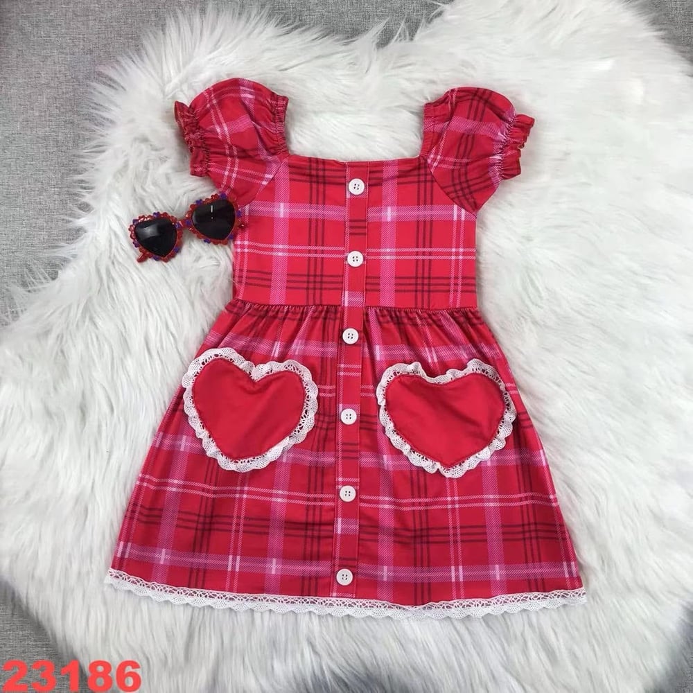 Image of Heart pockets dress