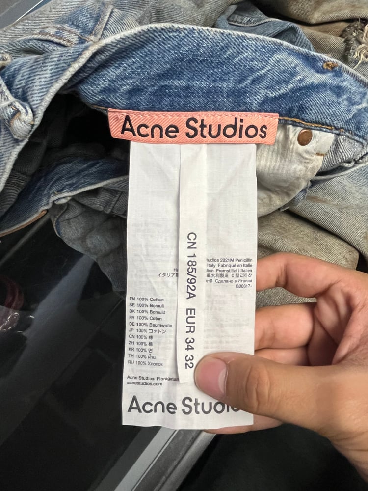 Image of Acne Studios 2021M Penicillin Denim