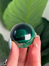 Image 3 of HIGH QUALITY MALACHITE SPHERE E
