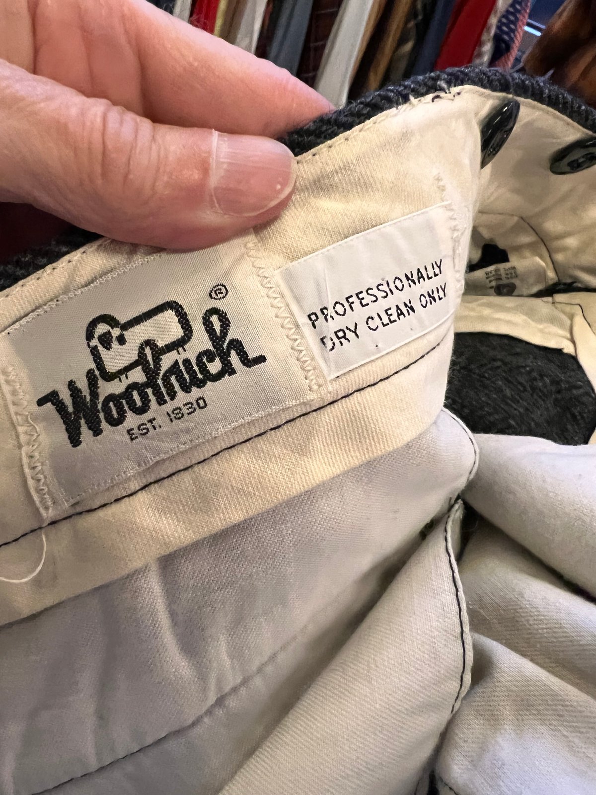 Vintage WOOLRICH 1978 Wool Hunting Pants Heather Gray Thick Heavy Duty Sz  34 x 30  Vitnage
