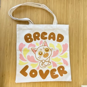 BREAD LOVER CANVAS TOTE BAG