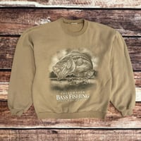 Image 1 of Vintage Bass Fishing Crewneck