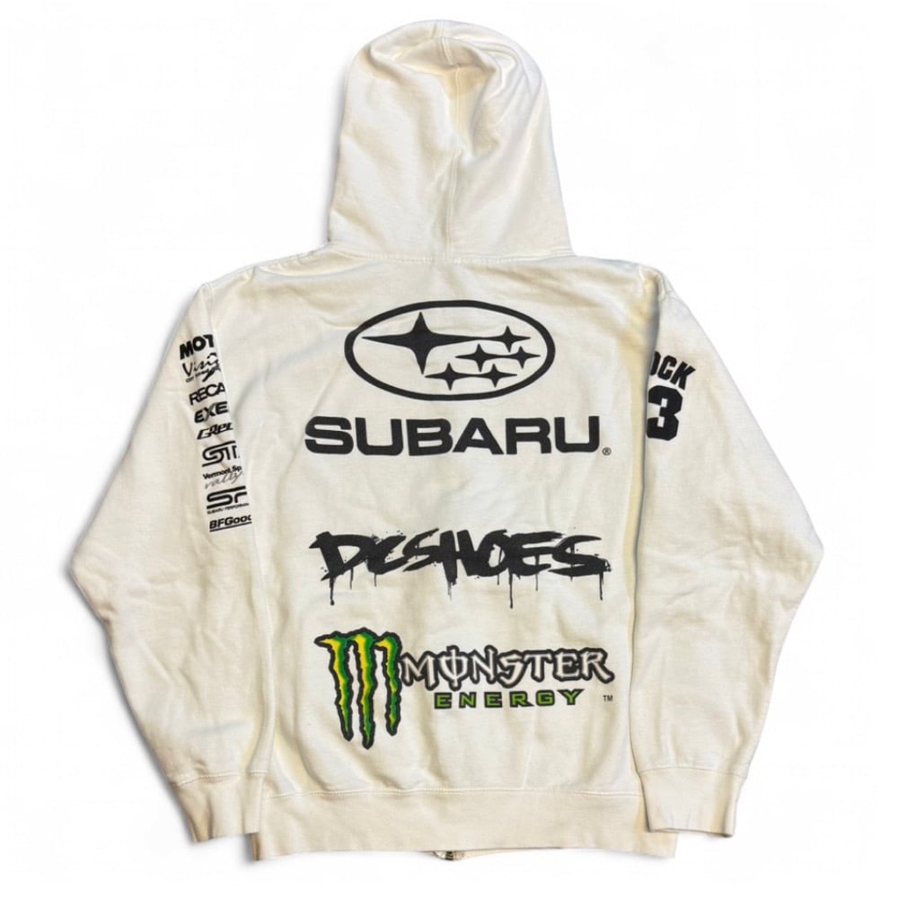 Image of 2000s DC Ken Block Monster Full Zip Hoodie Jacket (M)