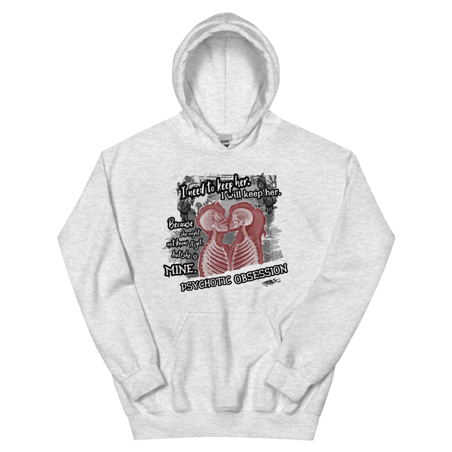 Image of Officially licensed Leigh Rivers Psychotic obsession Tobias & Aria Unisex Hoodie