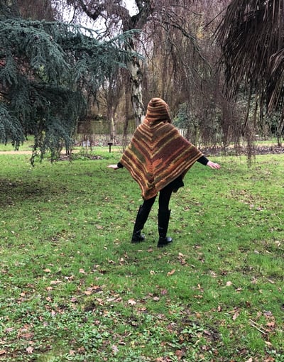 Image of Nature Hooded Poncho 