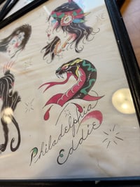 Image 5 of Vtg Philadelphia Eddie Flash framed Bill Funk shop