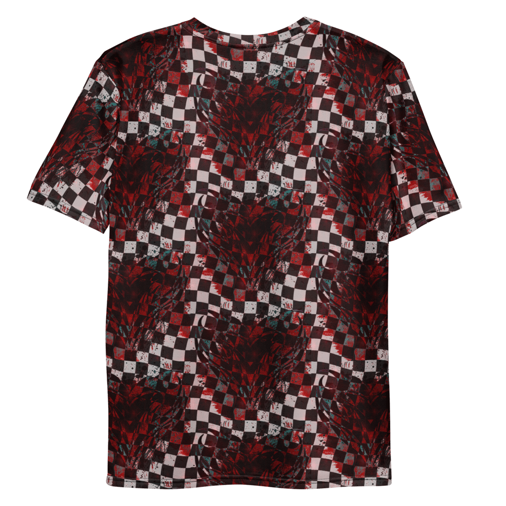 bleeding heart checkerboard t shirt