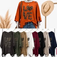 Bonnie - Love Animal Oversized Top 