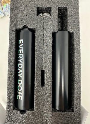 Image of Everyday Dose Bold Medium Roast Mushroom Coffee 7.7oz x 2 Plus 10 Sticks Frother