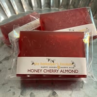 Image 6 of Honey Cherry Almond Honeybee Glycerin Body Bar