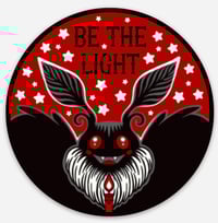 Image 1 of Be The Light Mothman Sticker