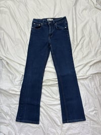 Image 3 of Zara dark blue flared jeans // 36