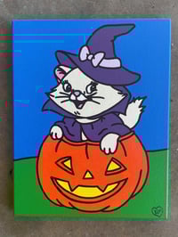 Cat in Pumpkin