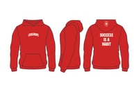 LocalHoops Ways Fleece Hoodie - Red/Ivory White
