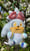 Image of Silver the Hedgehog Plush Keychain