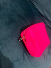 Image 2 of New hot pink make up case 