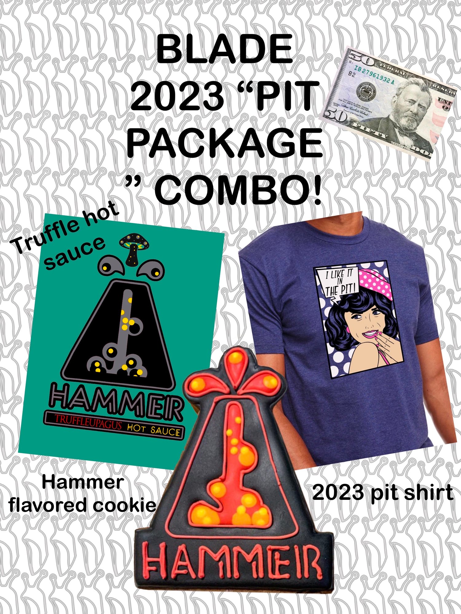 Image of 2023 BLADE SHOW PIT PACKAGE